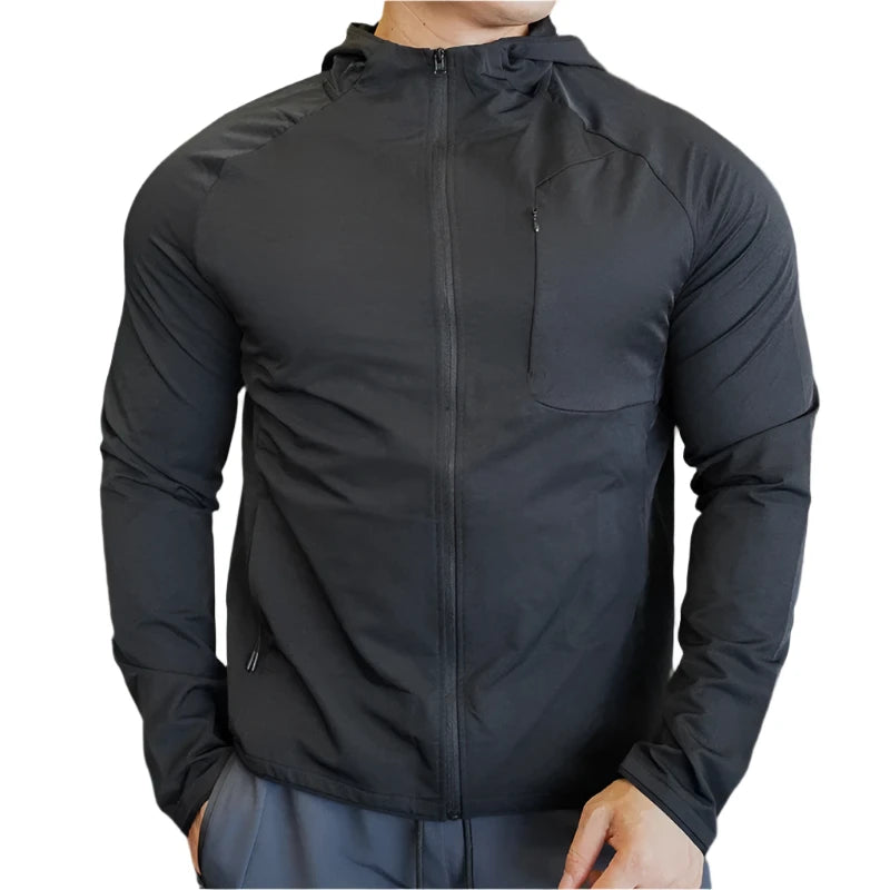 Men's Nylon Workout Hoodie
