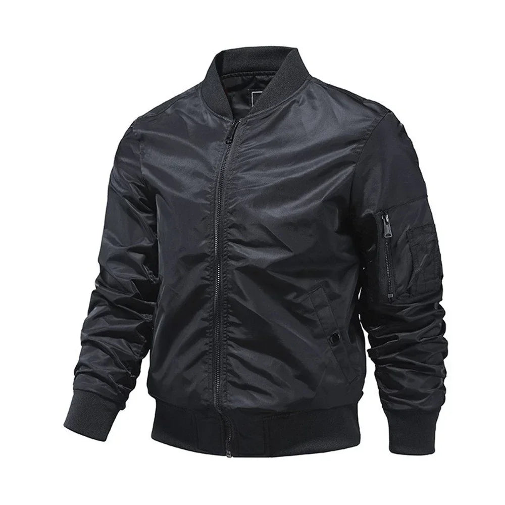 Versatile Men's Bomber Jacket: Perfect for Spring/Autumn