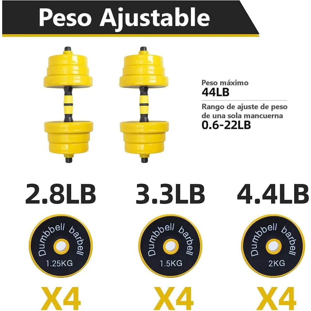 Adjustable Dumbbell and Barbell for Home Use