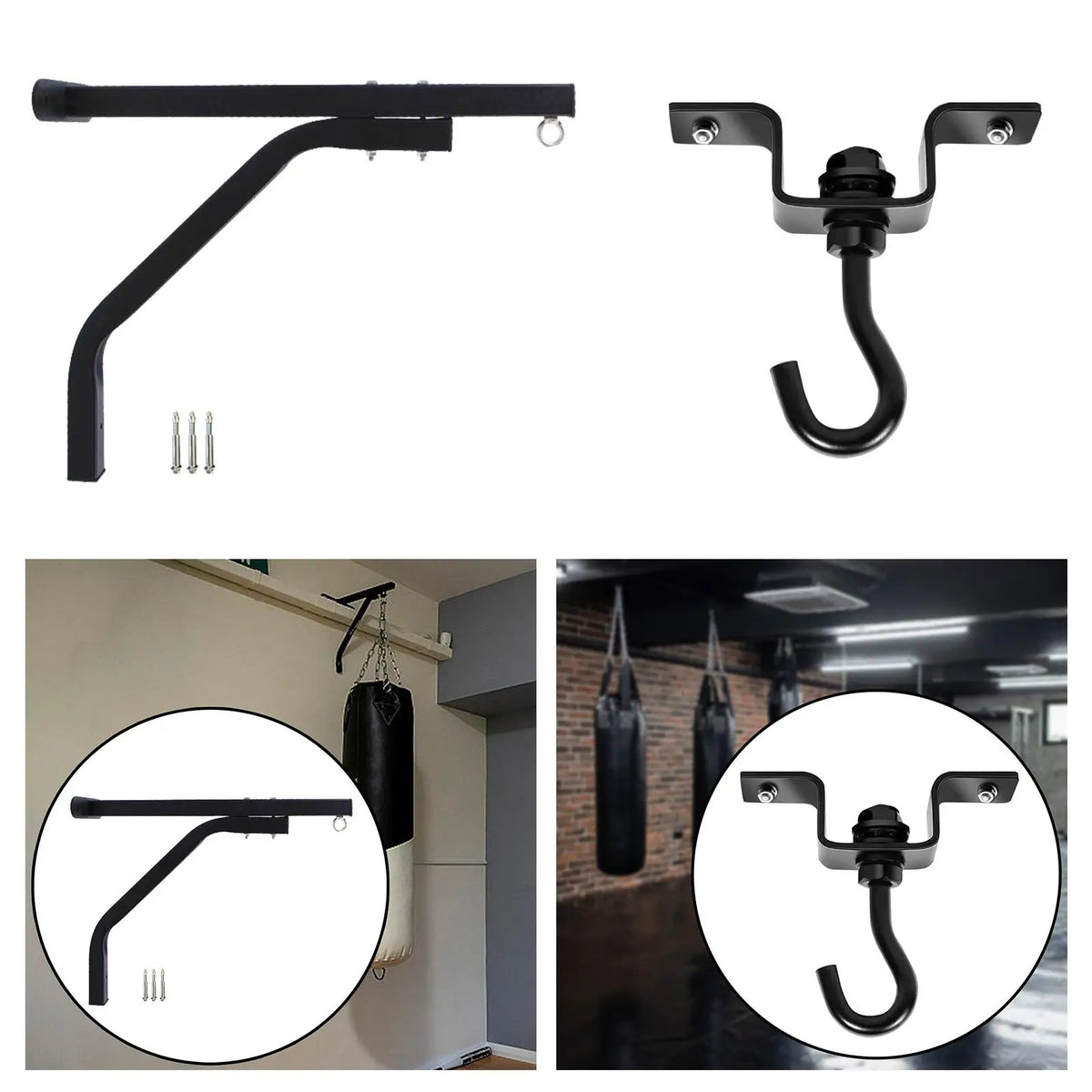 Heavy Duty Wall Mount Punching Bag Hanger