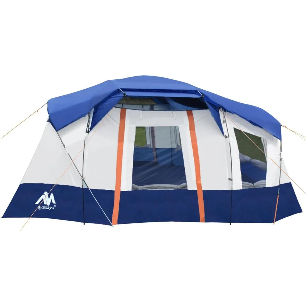 Multi-Room Tent with Removable Rainfly