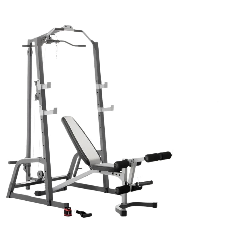 Deluxe Power Rack & Bench for Home Workouts
