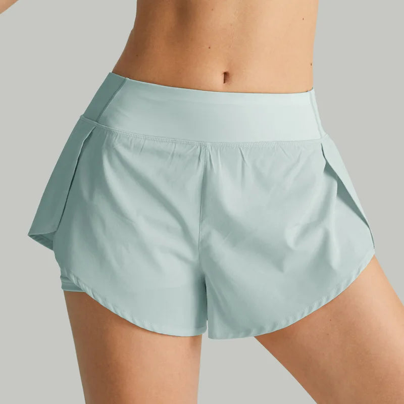 Women's Workout Shorts High-Waisted Quick-Drying