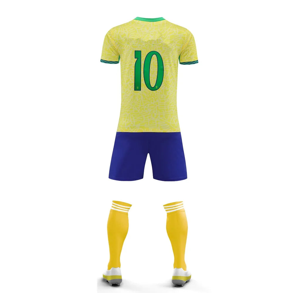 Neymar Fan Apparel: Adult & Kids Football Jerseys