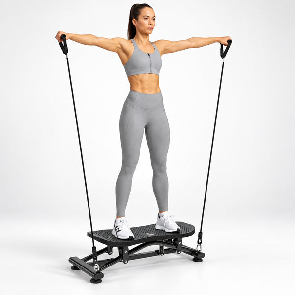 Sliding Ski Simulator for Home Gym Full-Body Cardio Trainer