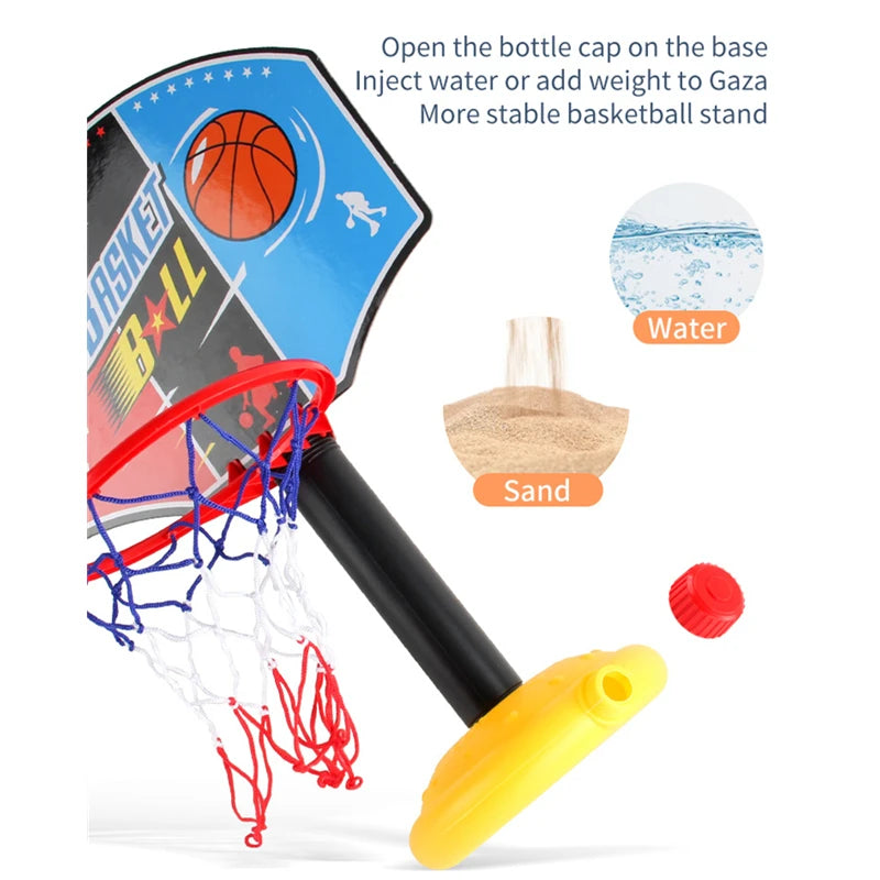 Toddler Basketball Stand with Backboard and Rim