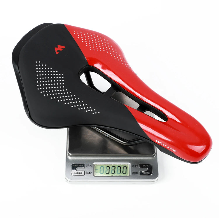 Bicycle Saddle with Central Cutout & Mounting Rails