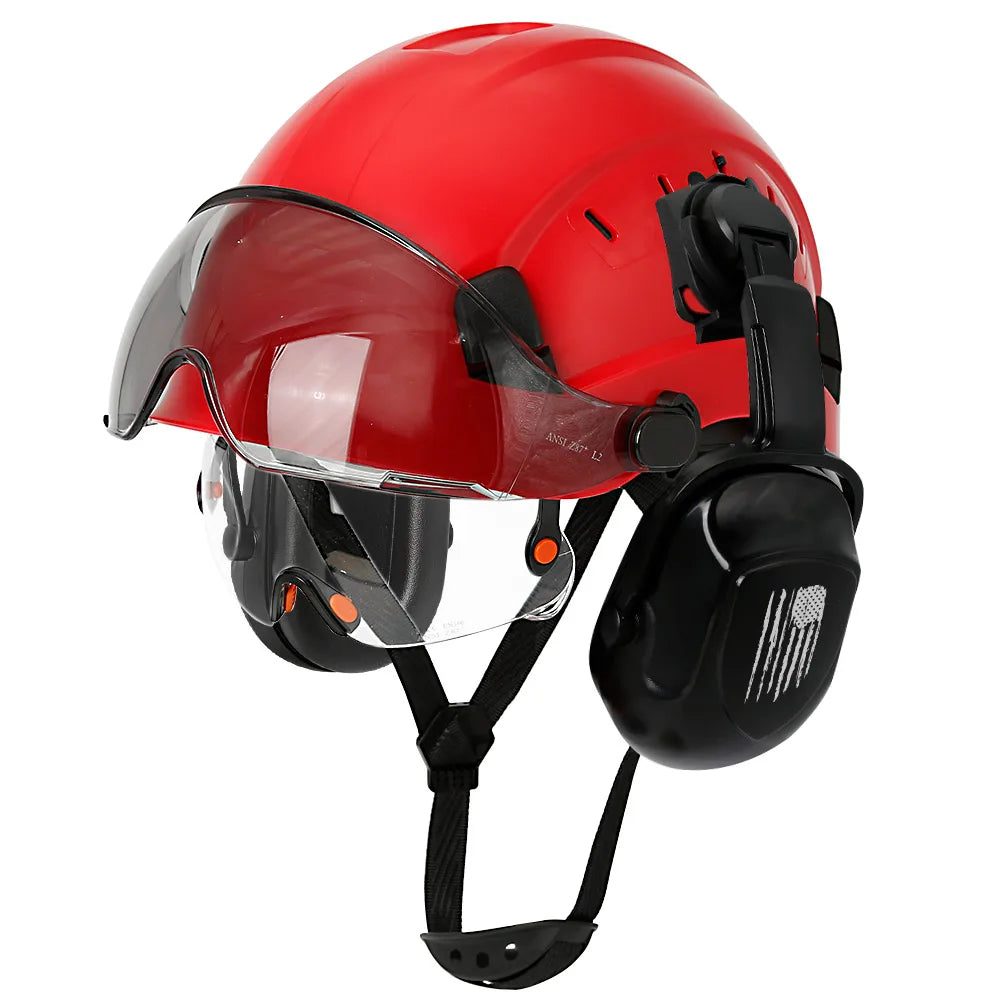  Red with earmuffs