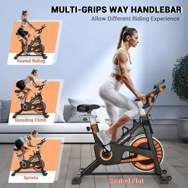 Indoor Cycling Bike, Stationary Bike, Home Gym Equipment