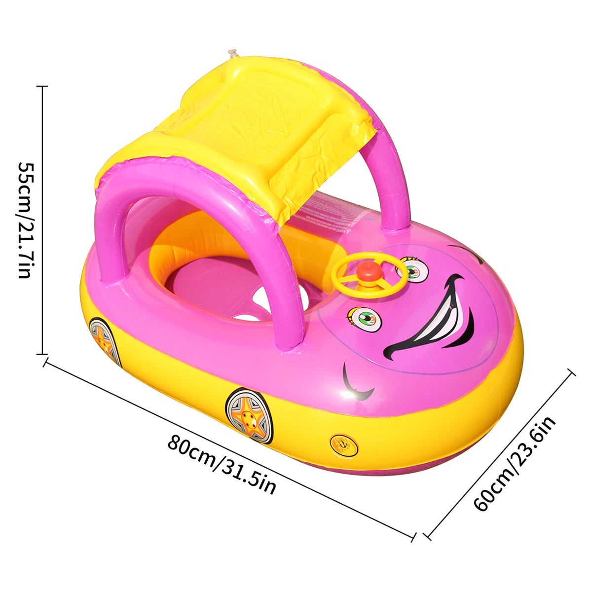 Car-Shaped Toddler Pool Floats for Kids