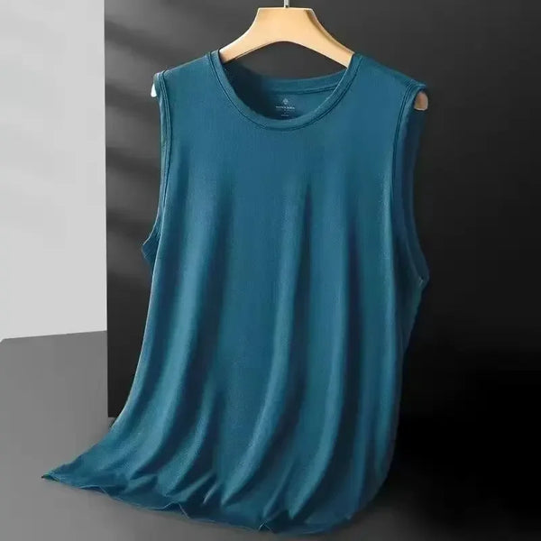 Men's Ice Silk Mesh Tank Breathable Summer Vest