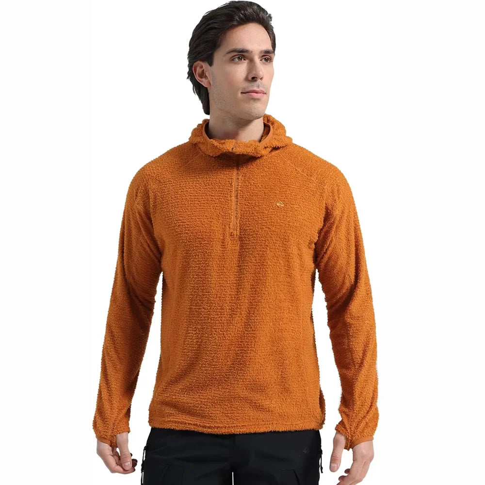 Men's Professional Fleece Hoodies Warm Outdoor Gear