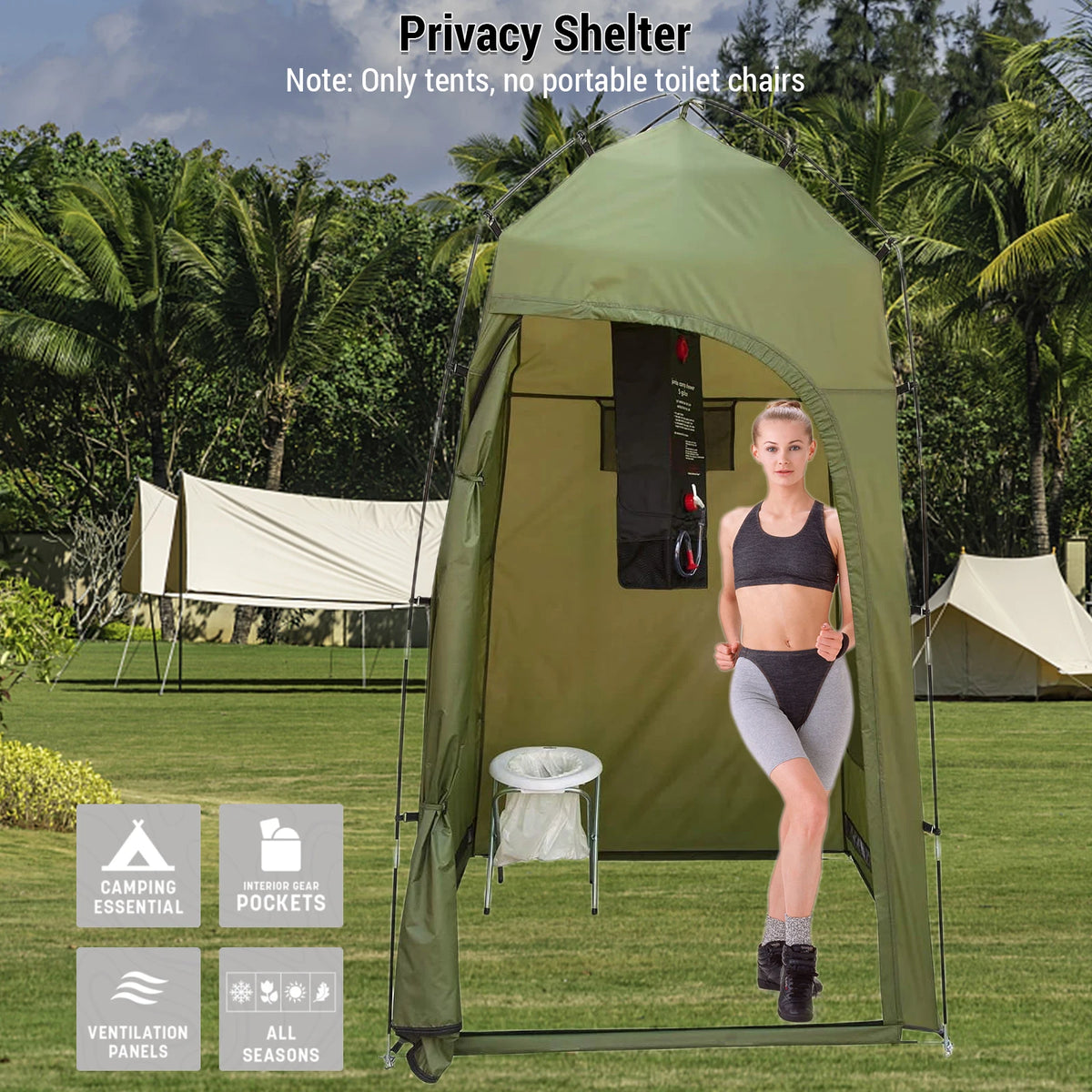 Stand-Up Changing Tent for Outdoors