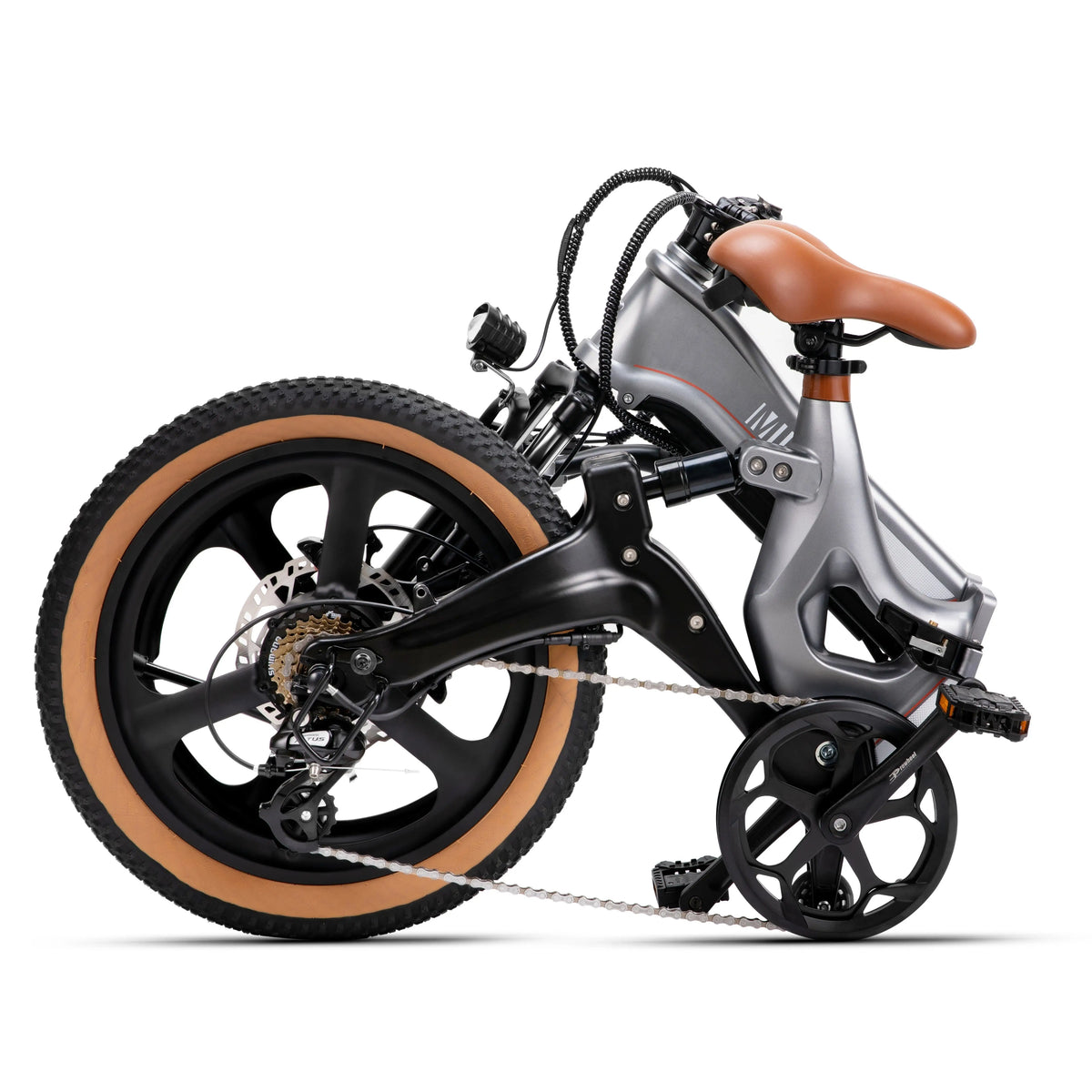 Adult Folding Fat Tire Electric City Bike Versatile & Portable