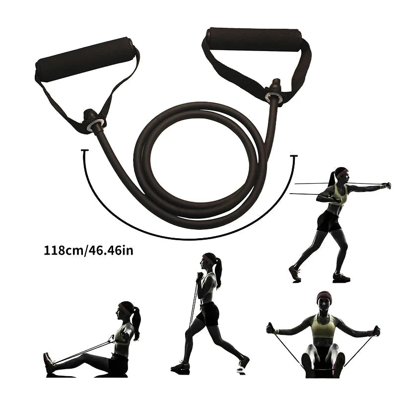 Resistance Bands With Handles for Total Body Strength