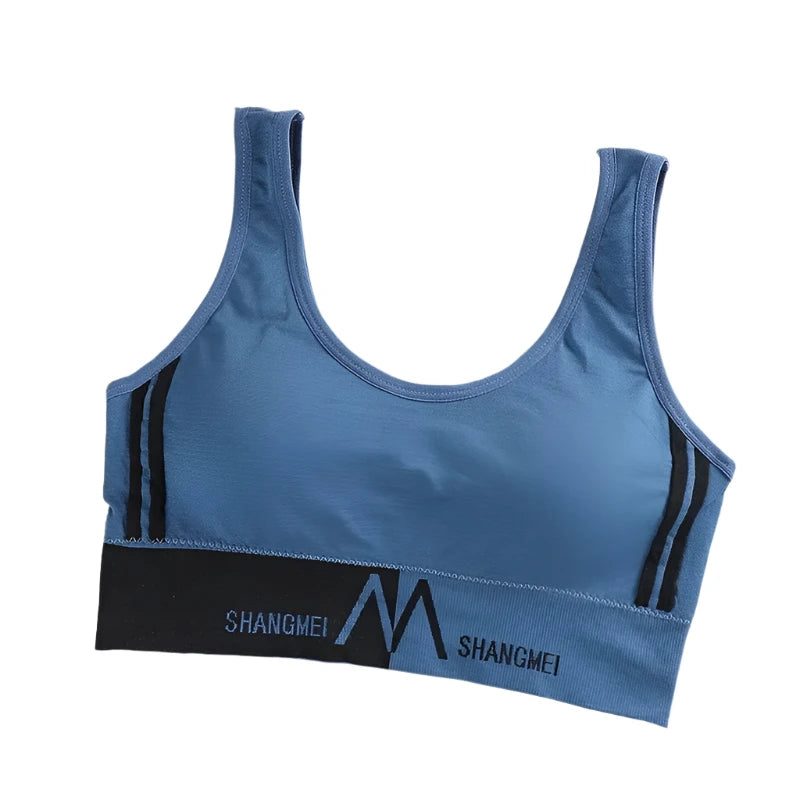 Breathable, Supportive Sports Bra for Yoga & Running