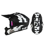 Off road motorcycle helmet rally downhill full helmet riding with goggles suitable for all seasons for men women and children 24 Hour Sport