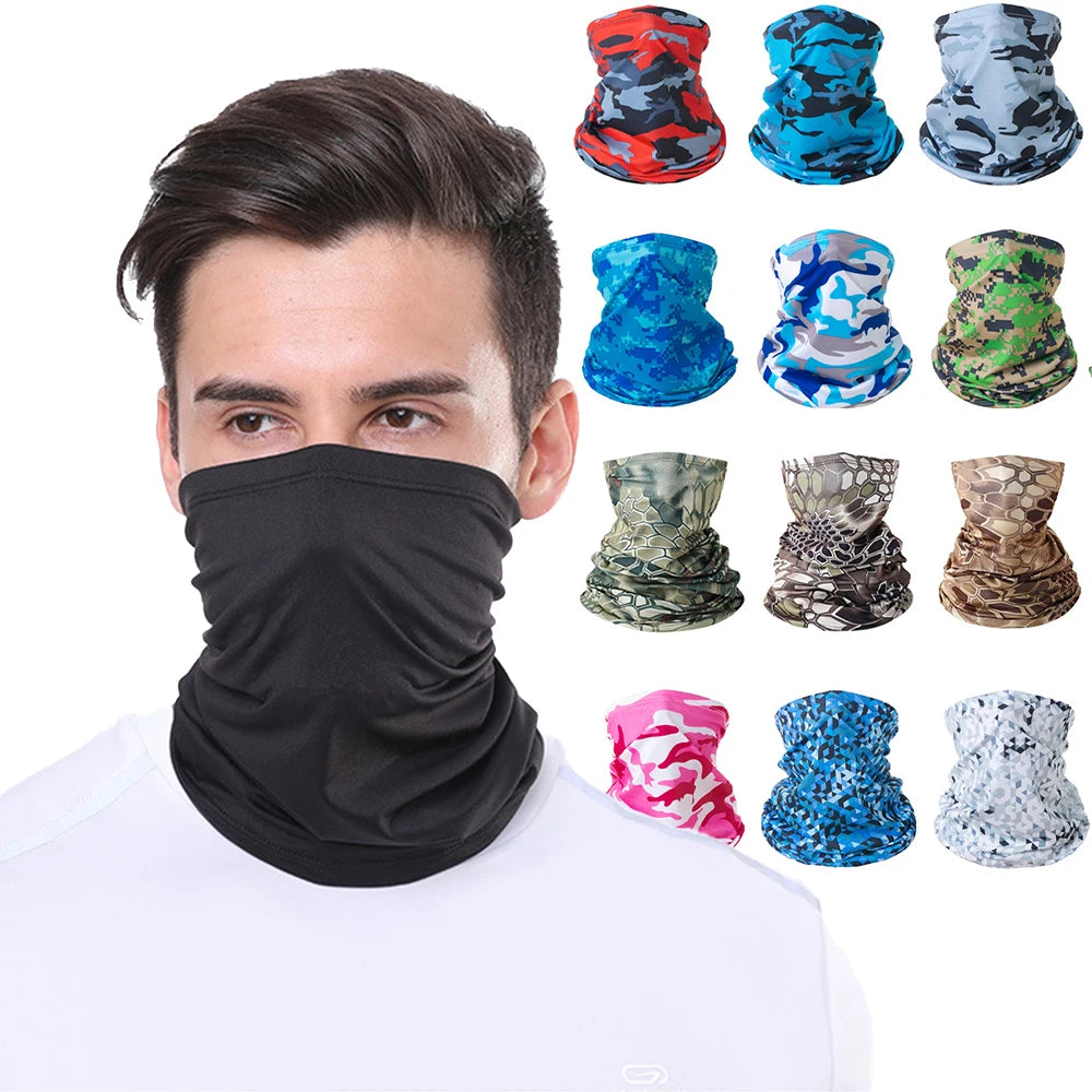 Cooling Ice Silk Sun Protection Bandana for Riding & Sports