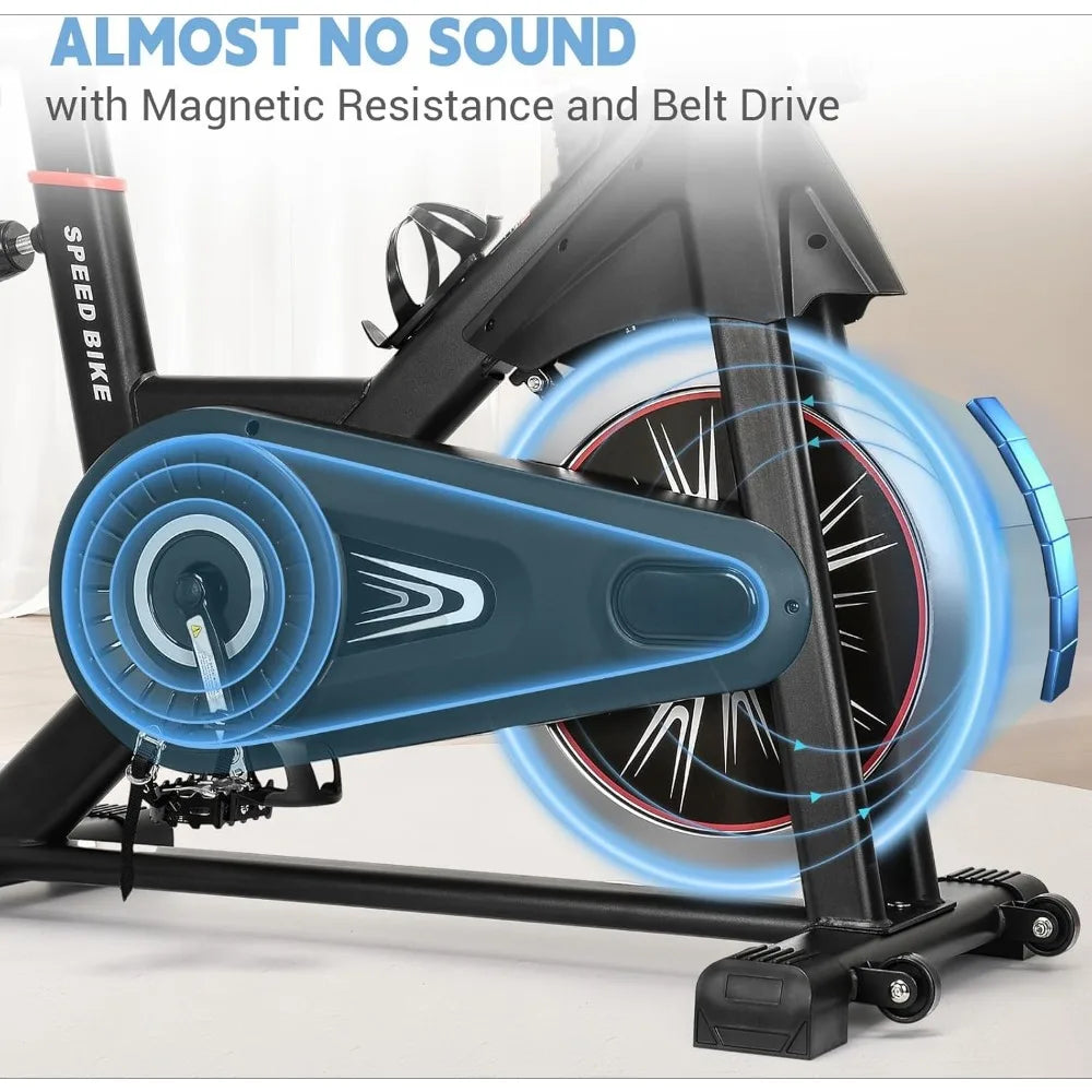 Silent Indoor Cycling Bike with Smooth Resistance