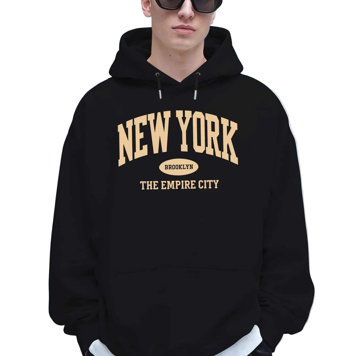 Men's Trendy Fleece Hoodie Comfortable Plus Size Fit