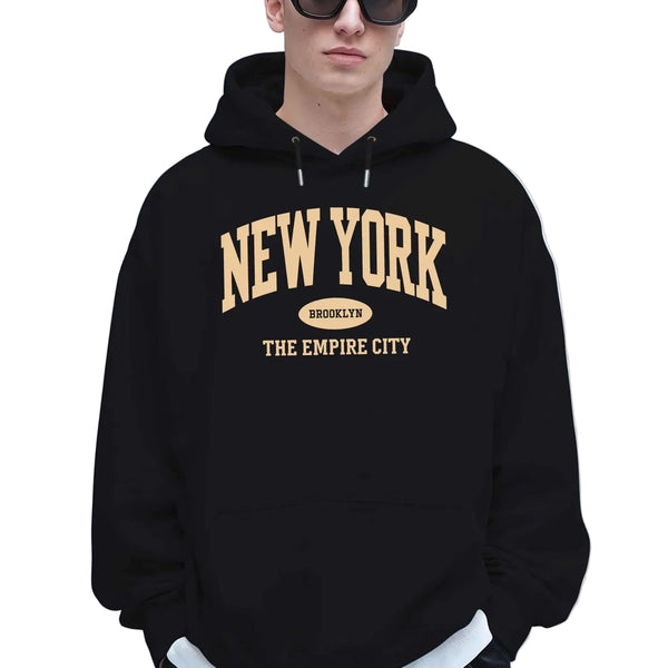 Men's Trendy Fleece Hoodie Comfortable Plus Size Fit