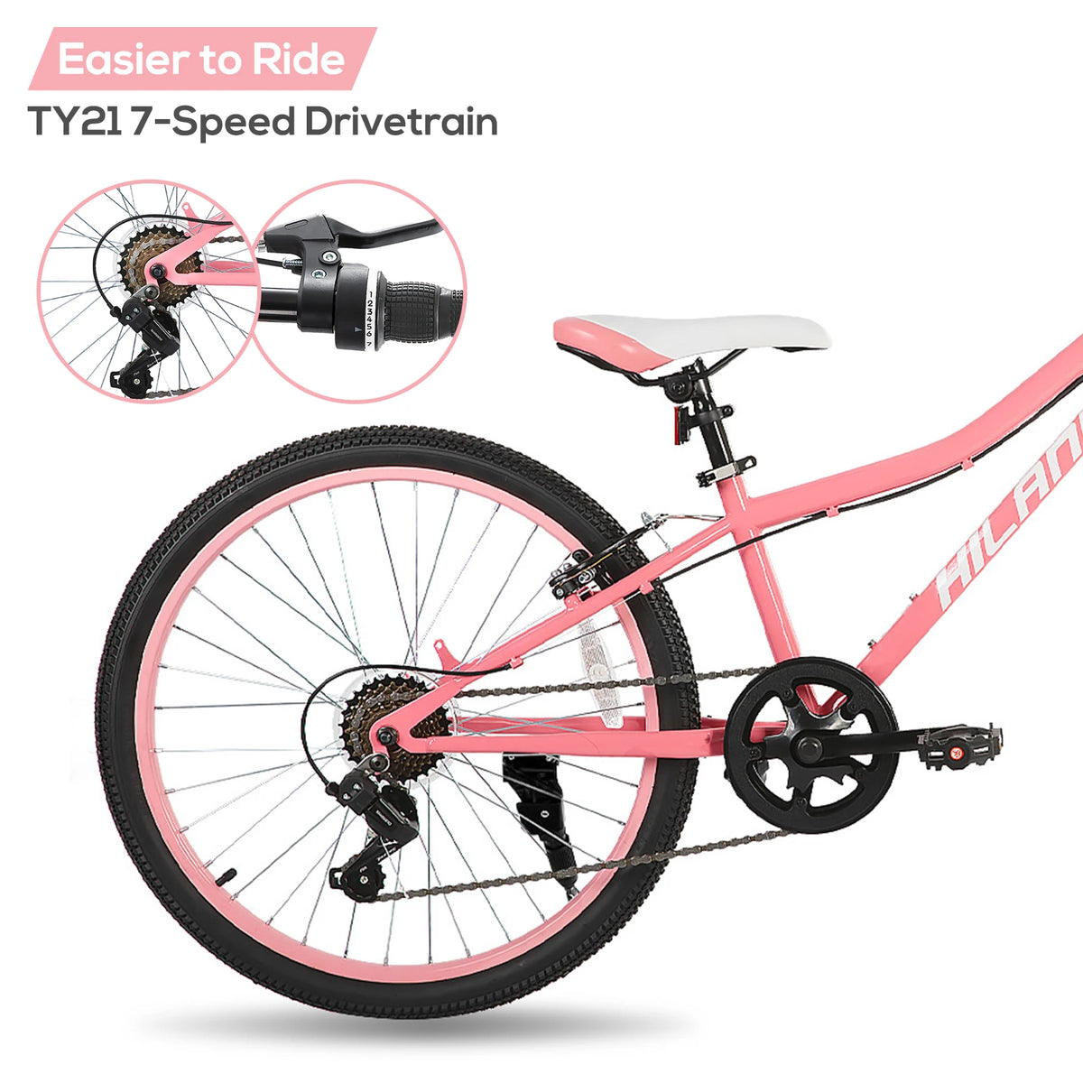 Kids' Mountain Bike with Front Suspension