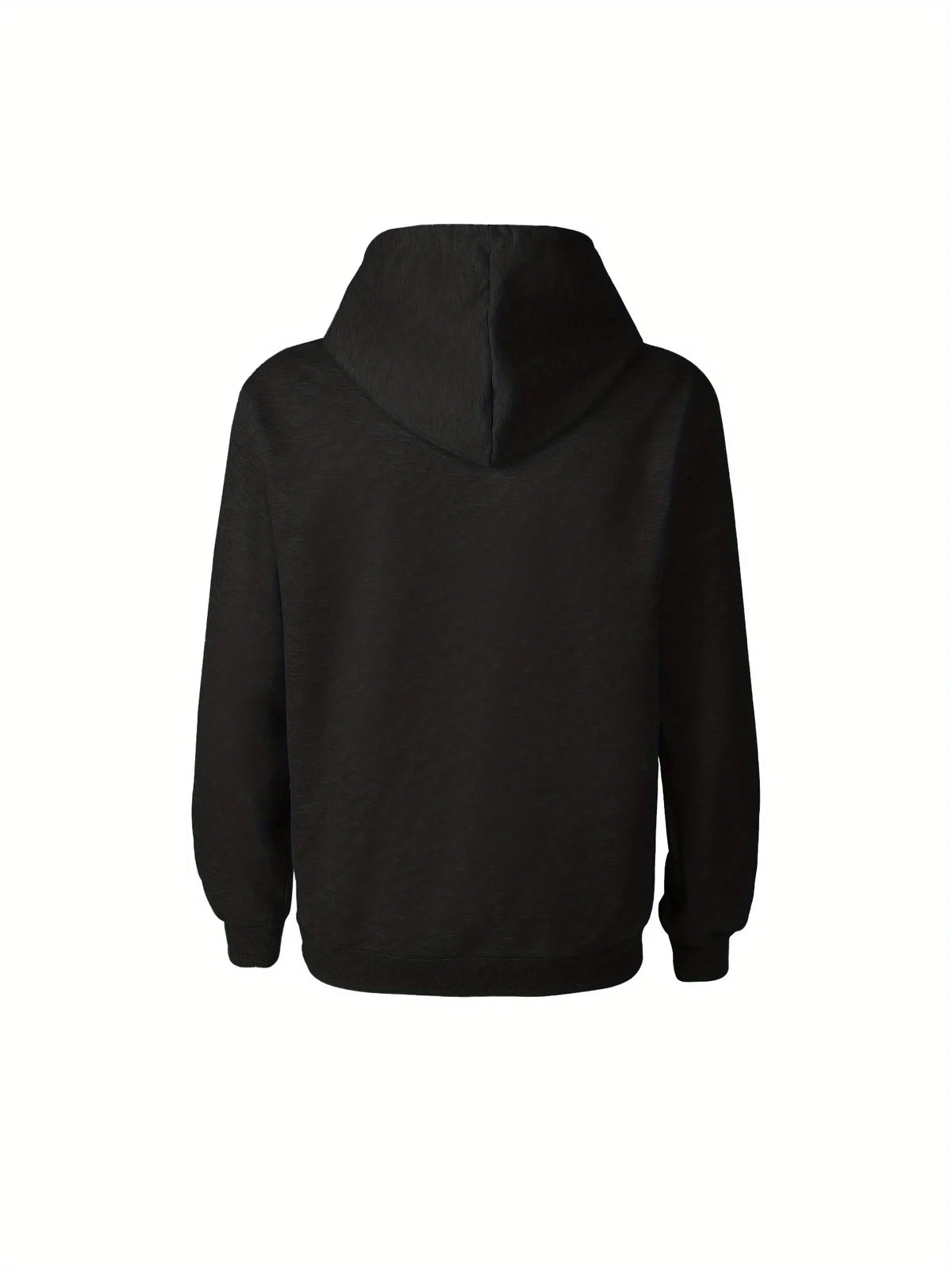 Men's Fish Graphic Pullover Hoodie – Black