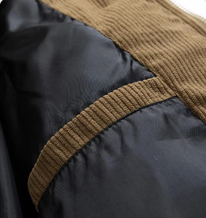 Men's Fleece-Lined Winter Parka Warm Heavyweight Jacket