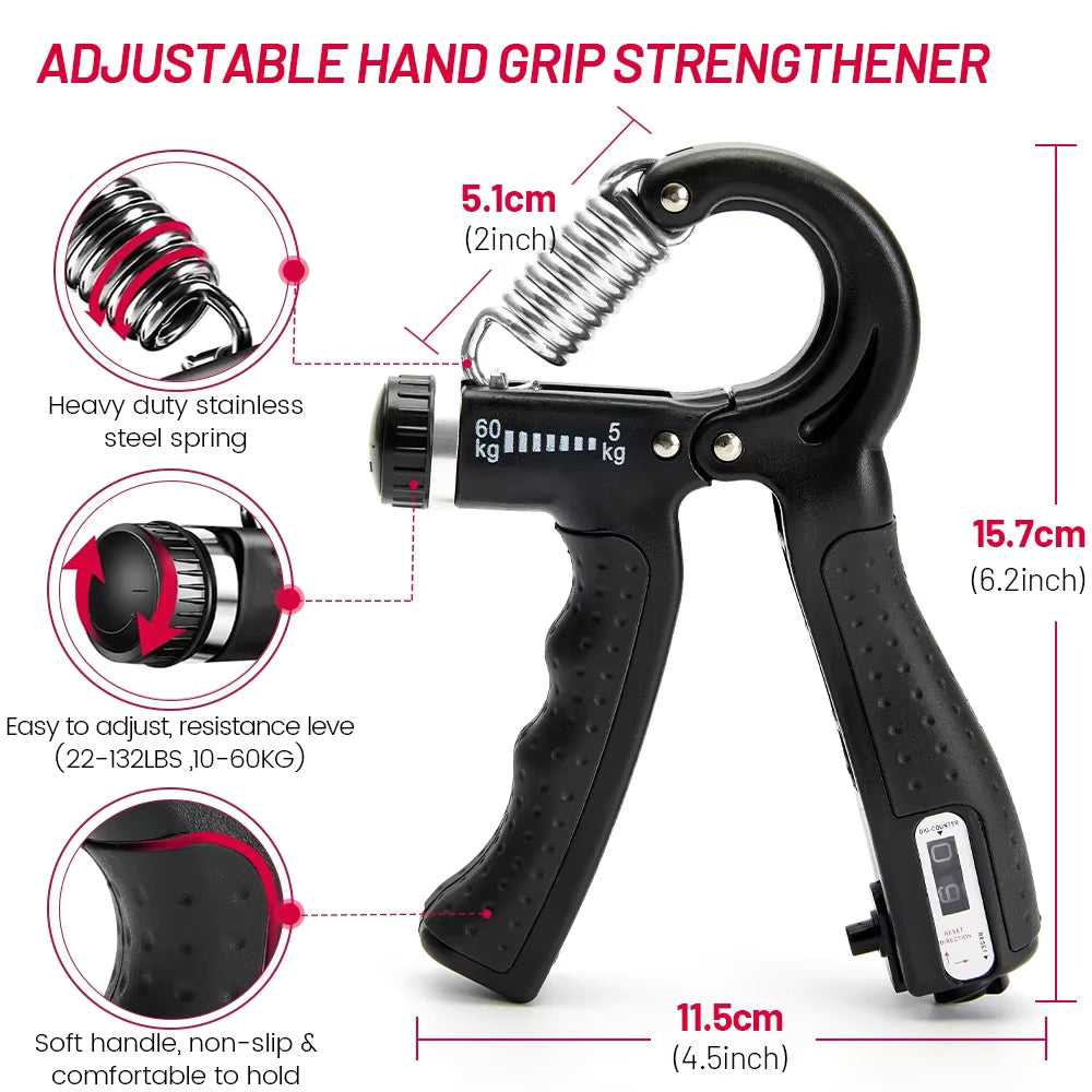Adjustable Hand Grip StrengthenerHand Muscle Trainer24 Hour Sport