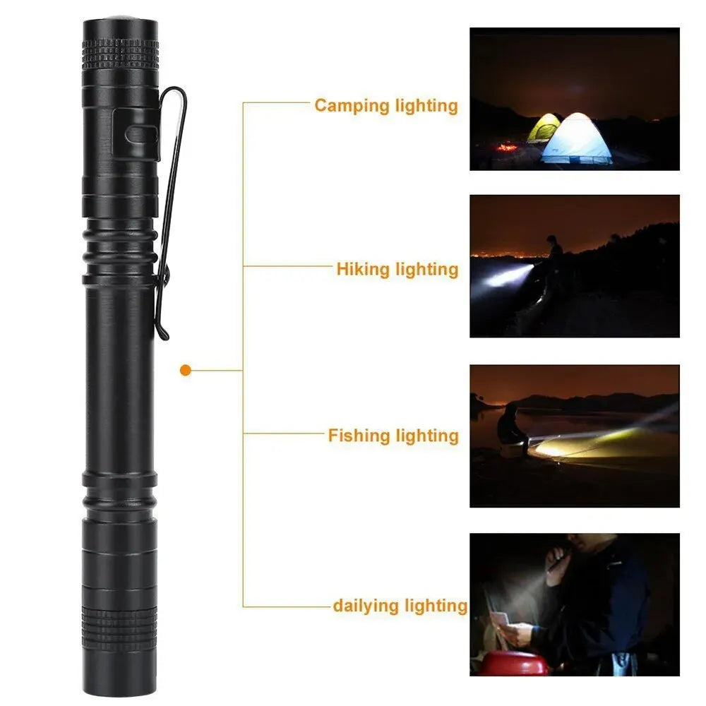 Pen Mini Portable LED Flashlight  Hunting Lamp