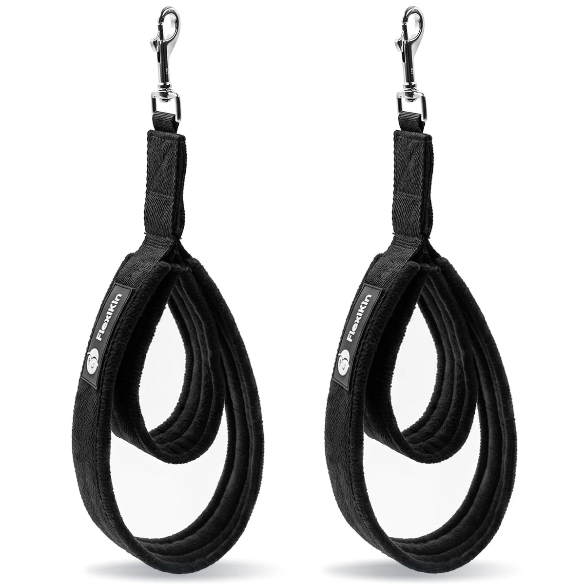 Thickened Fleece-Lined Pilates Double Loop Straps