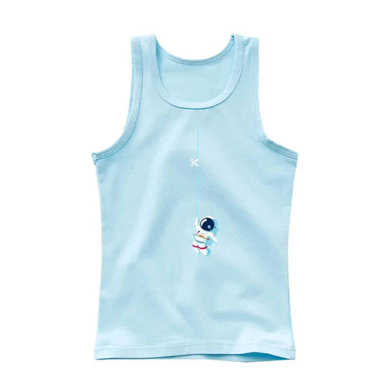 Baby & Toddler Boys Space Rocket Sleeveless T-Shirt
