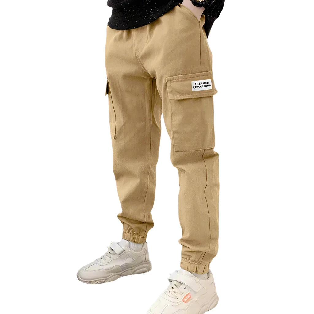 Trendy Cargo Trousers for Young Boys Sizes 4-12