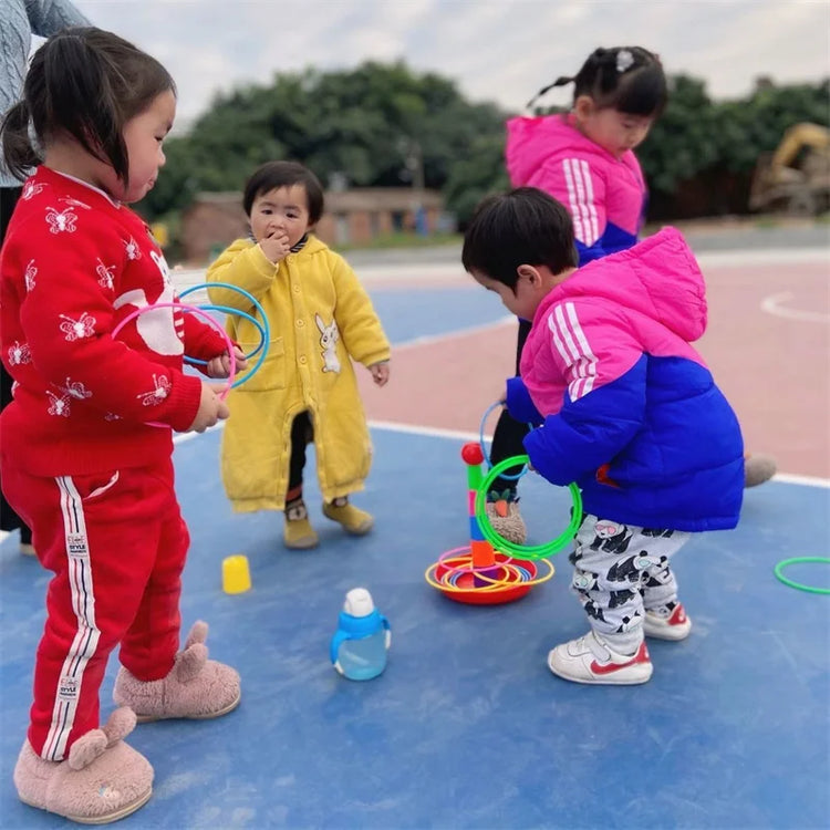 Educational Circle Stacking Toy Perfect for Parent Child PlaySport Toys For Kids24 Hour Sport