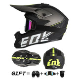 Off road motorcycle helmet rally downhill full helmet riding with goggles suitable for all seasons for men women and children 24 Hour Sport