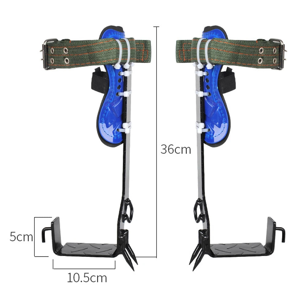 Tree Climbing Spike Set with Safety Belt & Straps for Fruit Picking