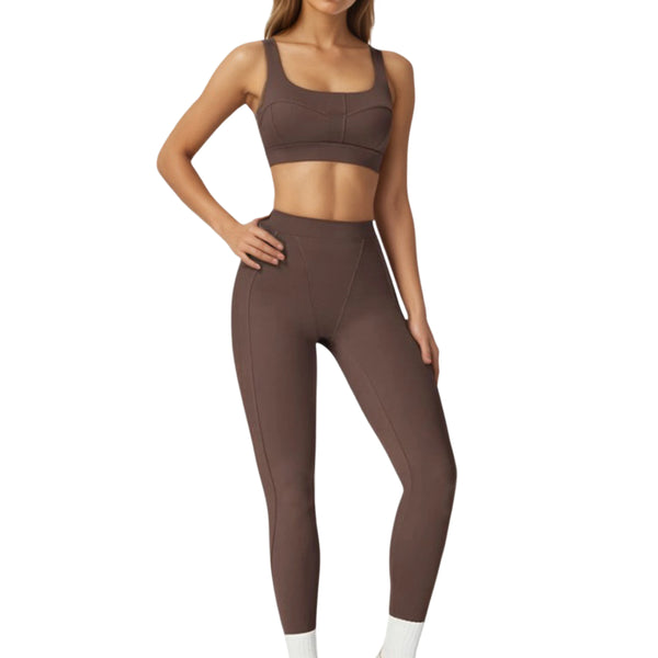 2-Piece Women's Gym Set: Sports Bra & Butt-Lifting Leggings