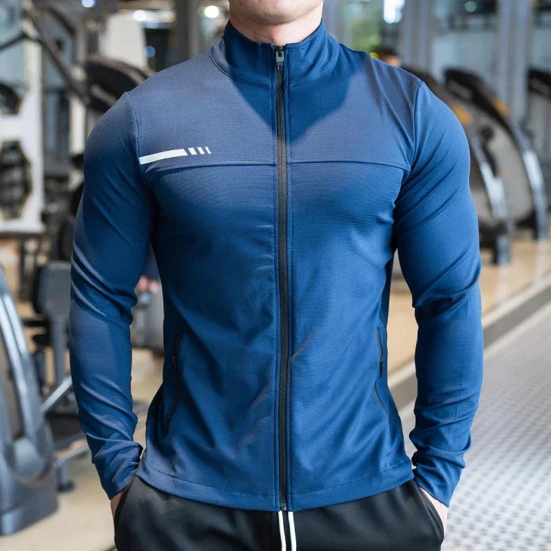 Men's High-Quality Zipped Sport Jacket | Gym, Running & Outdoor Training - 24 Hour Sport