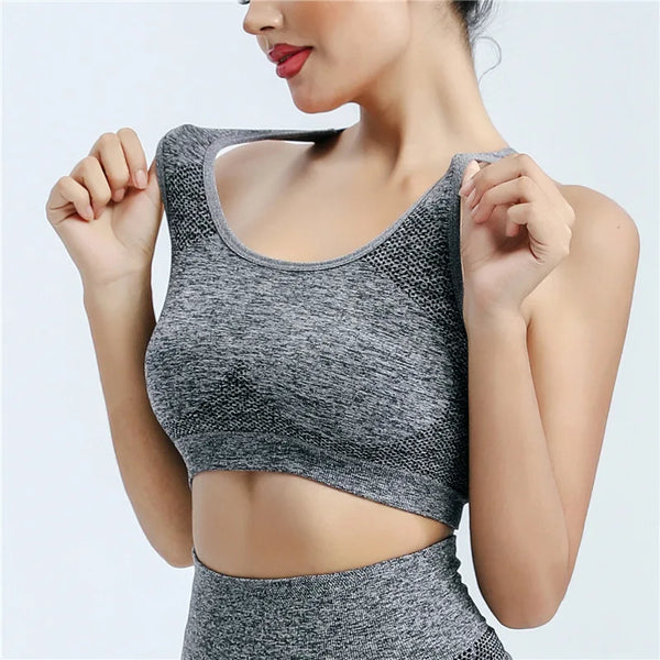 Women Sports Bra Top Push Up Fitness Yoga