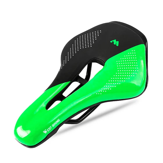 Bicycle Saddle with Central Cutout & Mounting Rails