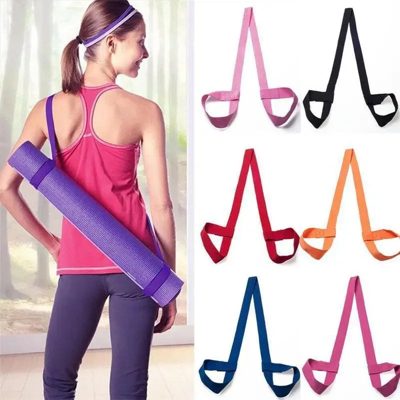 Ergonomic Yoga Mat Carrier with Adjustable Shoulder Strap