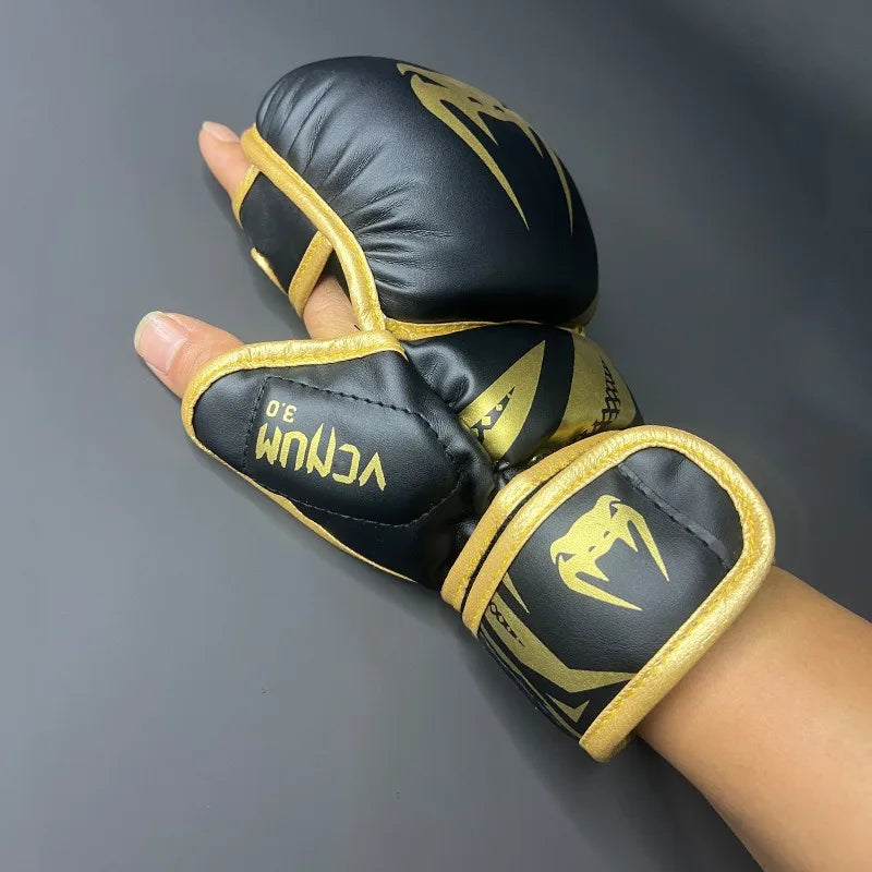 Professional  Half Finger Boxing Gloves