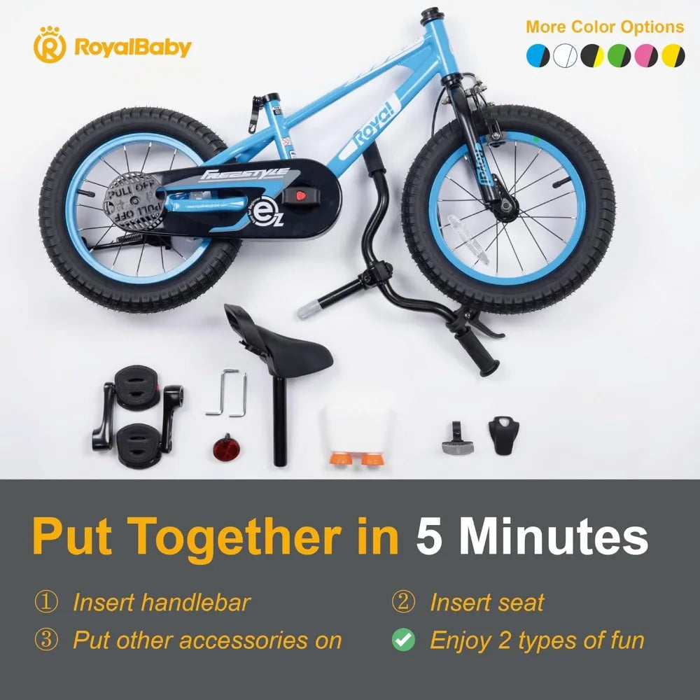 Kids' 2-in-1 Balance & Pedal Bike