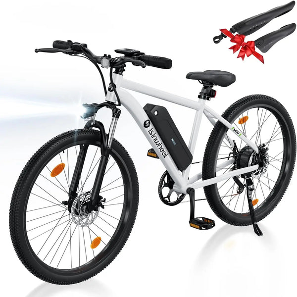 20MPH Electric Mountain Bike with Removable Battery & 35-Speeds