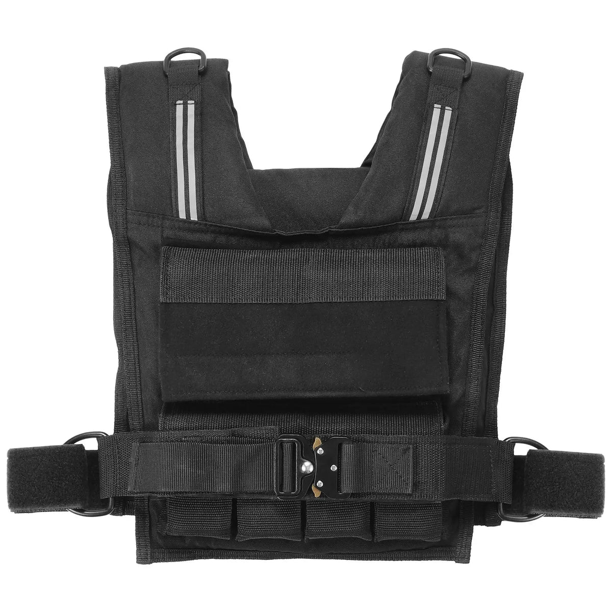 Adjustable Weighted Vest with Reflective Stripe & Iron Weights