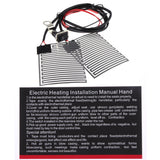 12V Universal Heated Grips  Motorcycle Electric Heating Handle Kit Refit Hand Set Electric Heating Insert Handlebar Pad Warmers 24 Hour Sport