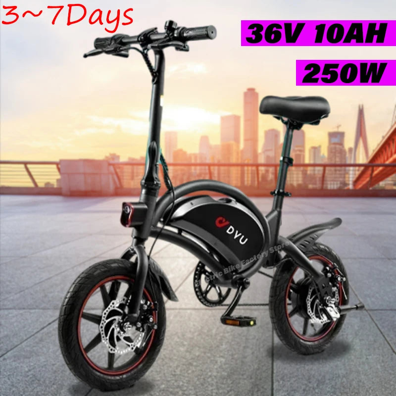 Portable Electric Bike with 250W Motor