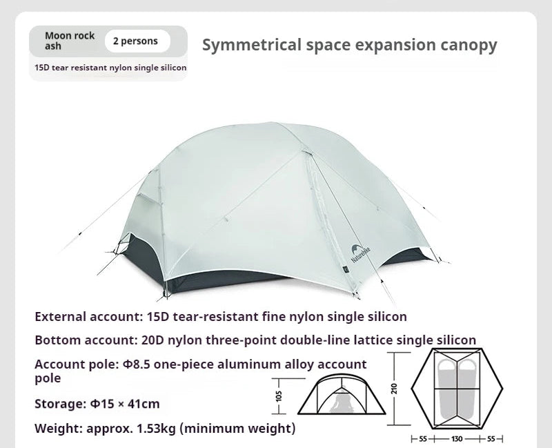 Lightweight Nylon Camping Tent - Waterproof & Portable