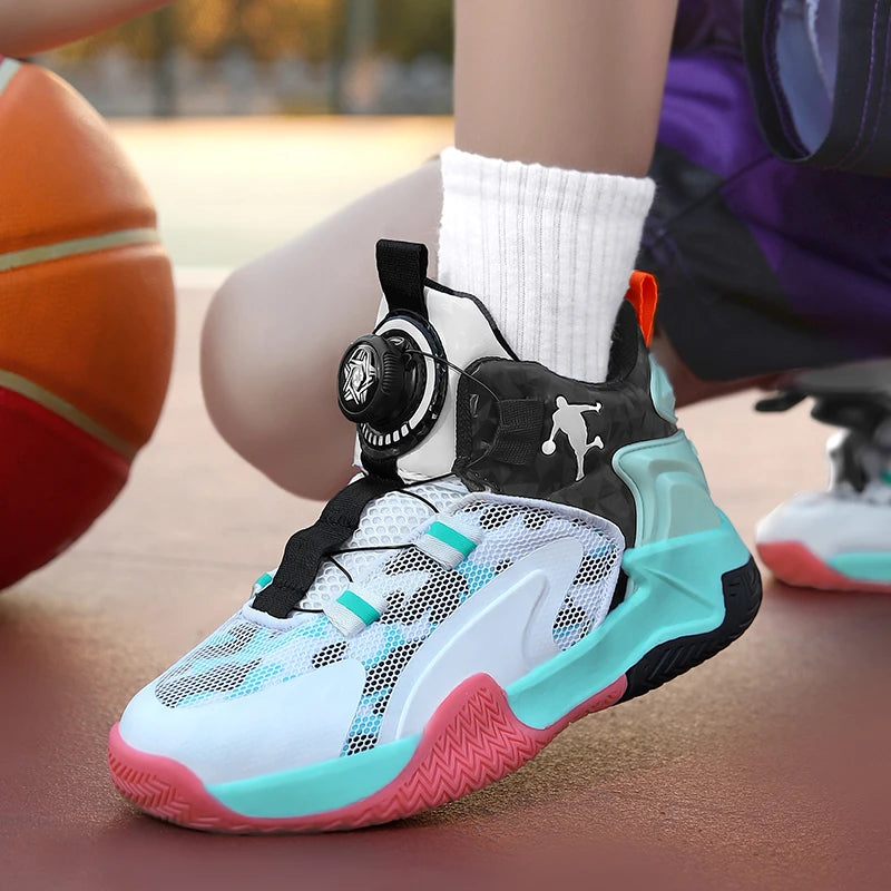 Kids Non-Slip Basketball and Outdoor Sports Sneakers