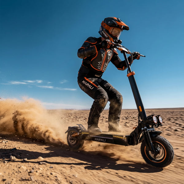 Off-Road Adult Electric Scooter: Dual Suspension & Long Range